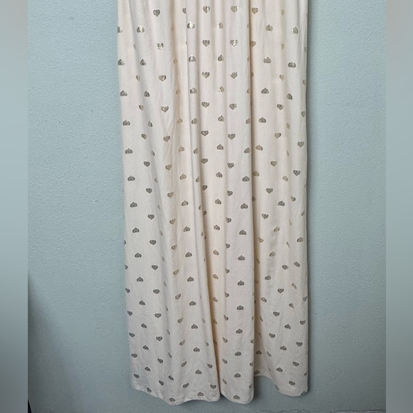 Cabana Life Ivory & Metallic Gold Embroidered Wrap Maxi Dress UPF 50+ Size L - Picture 11 of 16